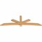 Ekena Millwork Alberta Smooth Timber Gable Bracket, Western Red Cedar, 108"W x 36"H x 3 1/2"D x 5 1/2"F, 8/12 Pitch GBW108X36X0406ALB00SWR - alternate 5